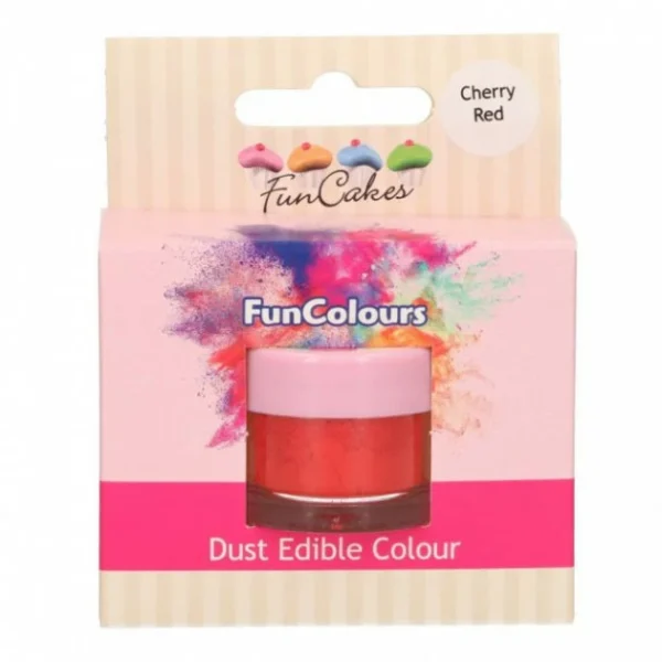 marque moins cher Poudre Comestible Rouge Cerise 2,5 G FunCakes 1