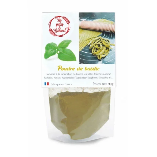 site en ligne LES PATES DE LEONARD Poudre De Basilic 90 G Les Pâtes De Léonard 1