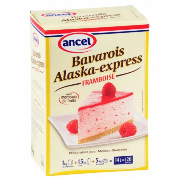 magasin pour ANCEL Préparation Bavarois Alaska-Express Framboise 1 Kg 1