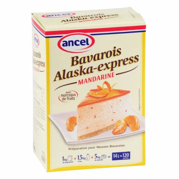 pas cher en vente ANCEL Préparation Bavarois Alaska-Express Mandarine 1 Kg 1