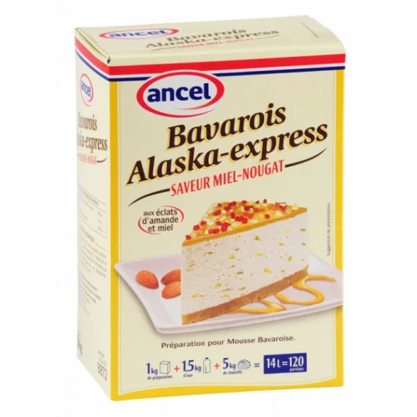 ANCEL Préparation Bavarois Miel Nougat 1 Kg Alaska-Express en ligne 1