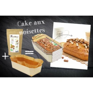 achat pas cher Préparation Bio Cake à La Noisette + Moule En Bois Mirontaine 8