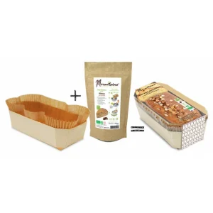 achat pas cher Préparation Bio Cake à La Noisette + Moule En Bois Mirontaine 12