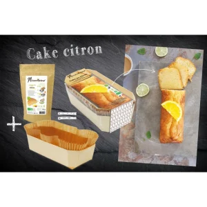 vente chaude Préparation Bio Cake Au Citron + Moule En Bois Mirontaine 8