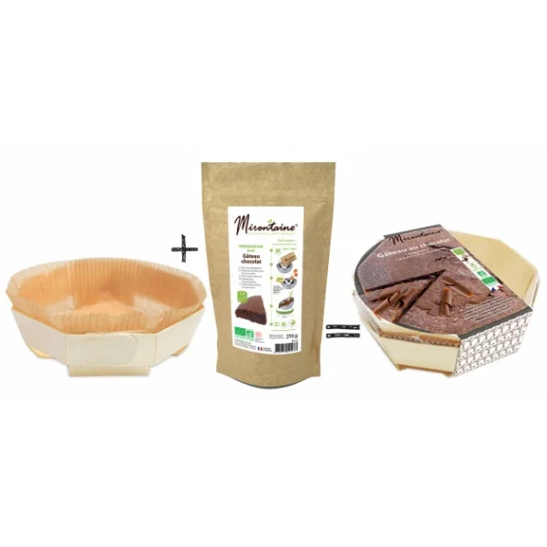 Acheter Préparation Bio Gâteau Au Chocolat + Moule En Bois Mirontaine 5