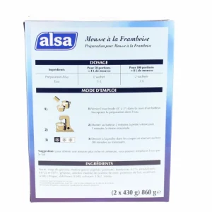 ALSA Préparation Pour Mousse à La Framboise boutique paris 7