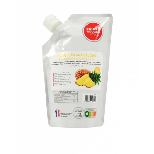 Purée D’Ananas 1kg Fruits Rouges & Co magasin pour 1