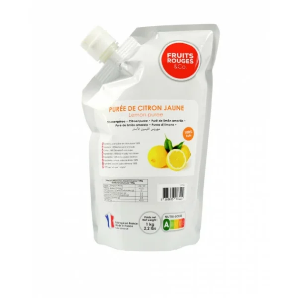 magasin pour Purée De Citron Jaune 1kg Fruits Rouges & Co 1