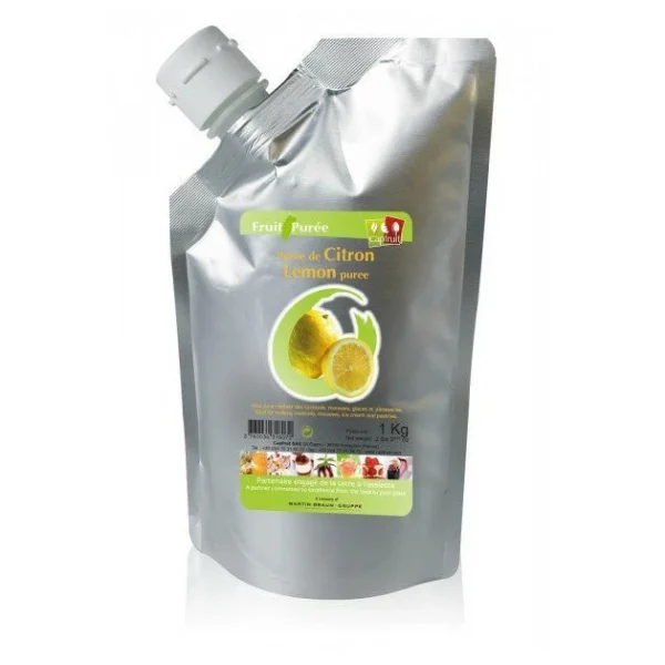 Purée De Citron Jaune Capfruit 1kg en ligne officielle 1