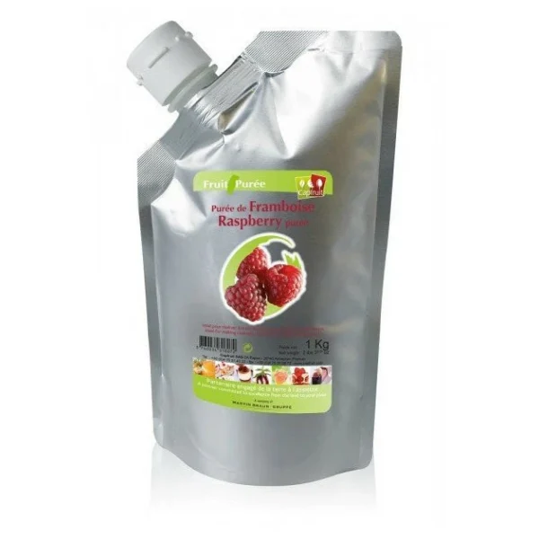 Prestation Et Rapide Purée De Framboise Capfruit 1 Kg 1