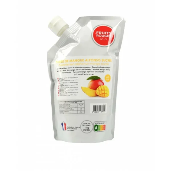 Purée De Mangue 1kg Fruits Rouges & Co grossiste en ligne 1