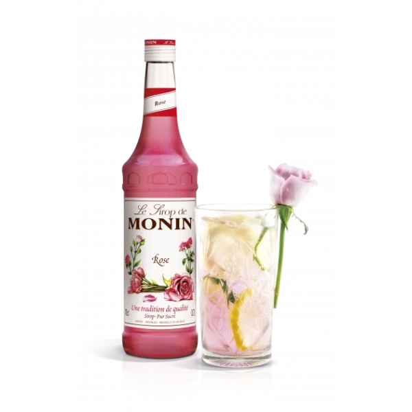 officiel Sirop Rose 70 Cl Monin 3