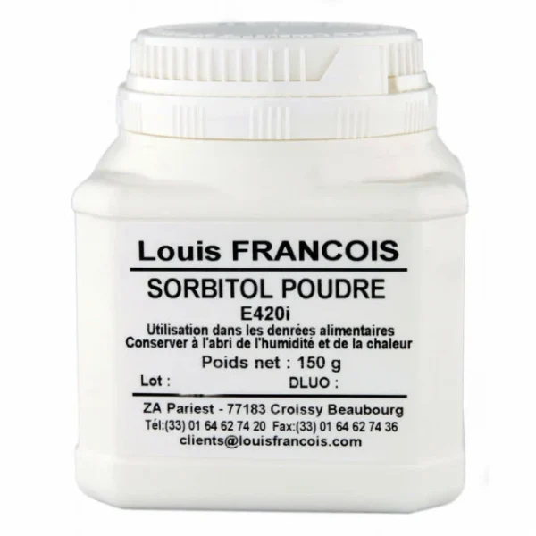 solde en ligne LOUIS FRANCOIS Sorbitol E420i En Poudre 150 G Louis François 1