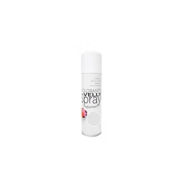 Spray Velours Blanc (Neutre) 250 Ml Colorant Alimentaire Velly Spray Pro qualité supérieure 1