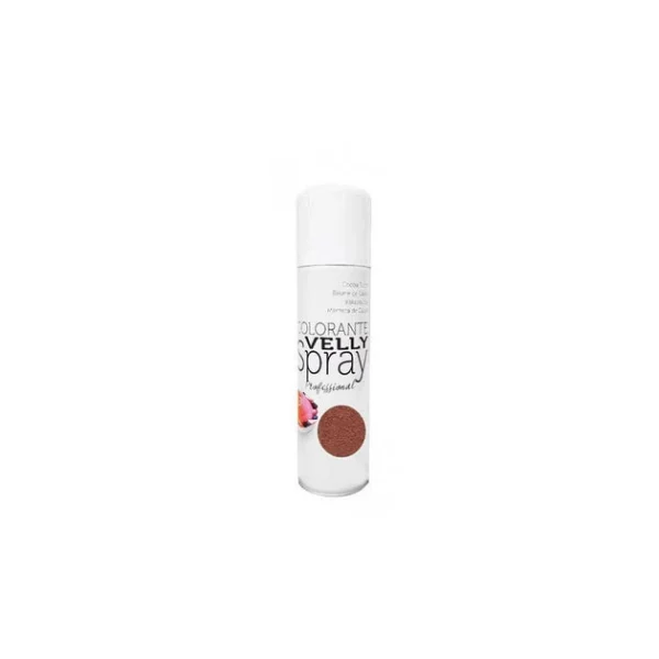 Retour Gratuit Spray Velours Brun (Chocolat) 250 Ml Colorant Alimentaire Velly Spray Pro 1