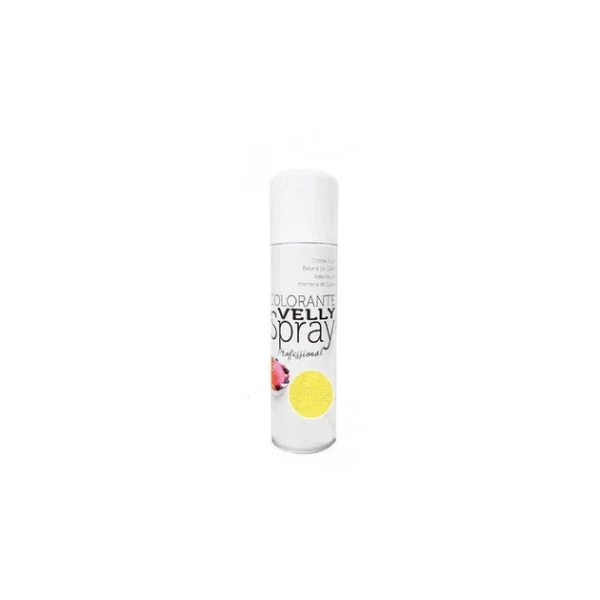 pas cher en vente Spray Velours Jaune 250 Ml Colorant Alimentaire Velly Spray Pro 1