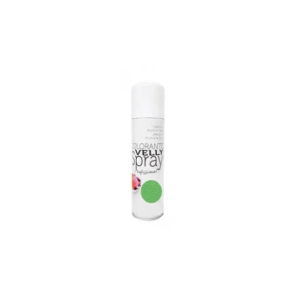 Spray Velours Vert 250 Ml Colorant Alimentaire Velly Spray Pro mode 1