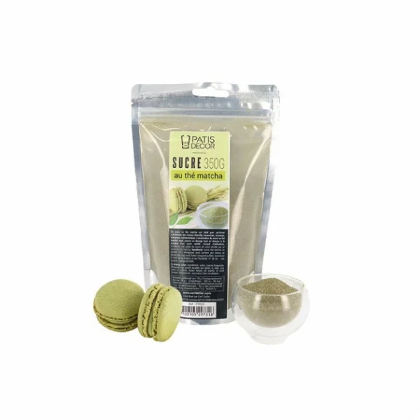 Promotio de vente PATISDECOR Sucre Aromatisé Thé Matcha 350 G Patisdécor 1