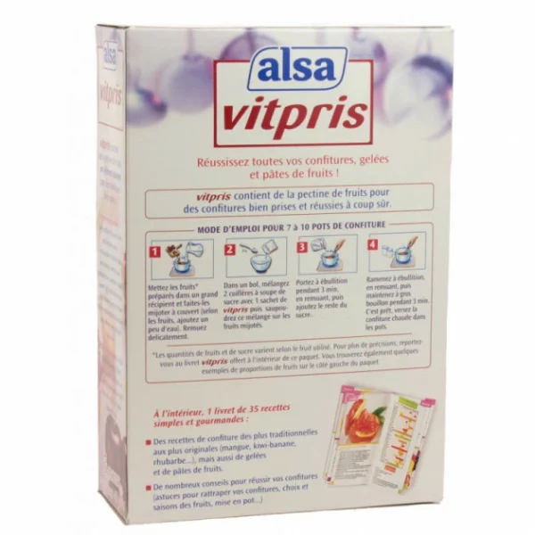 ALSA Vitpris Pectine De Fruits Pour Confitures 188g se précipiter pour acheter 5