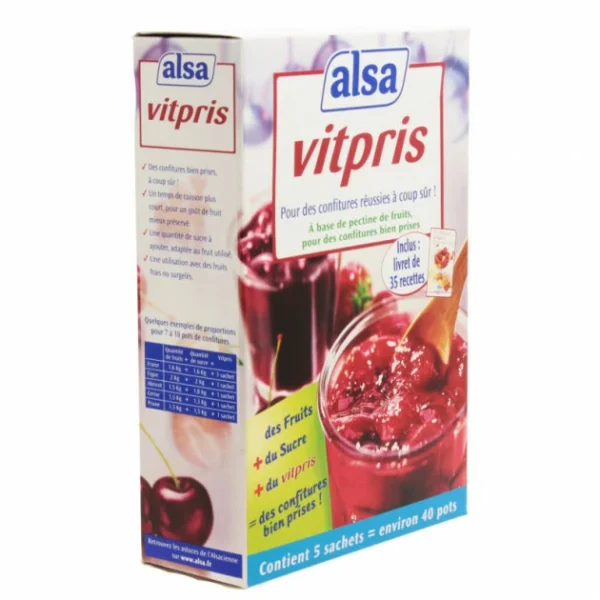 ALSA Vitpris Pectine De Fruits Pour Confitures 188g se précipiter pour acheter 1